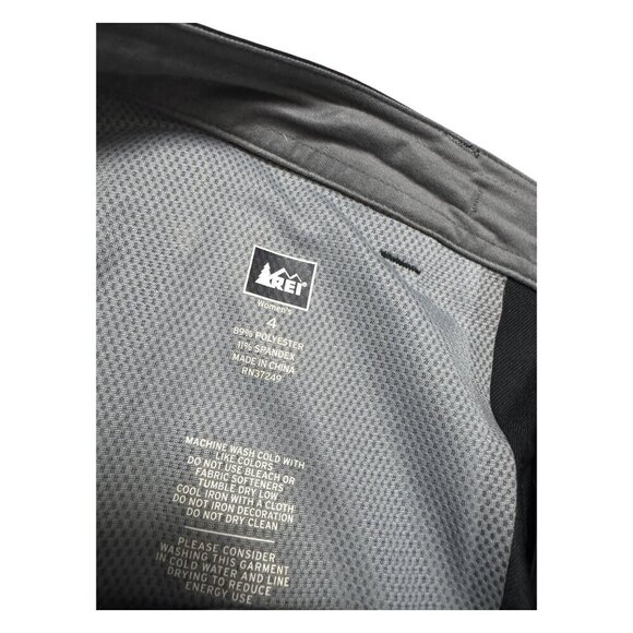 REI Water Resistant Outdoor Casual Hiking Black Pants Womens 30x32 - Picture 8 of 8